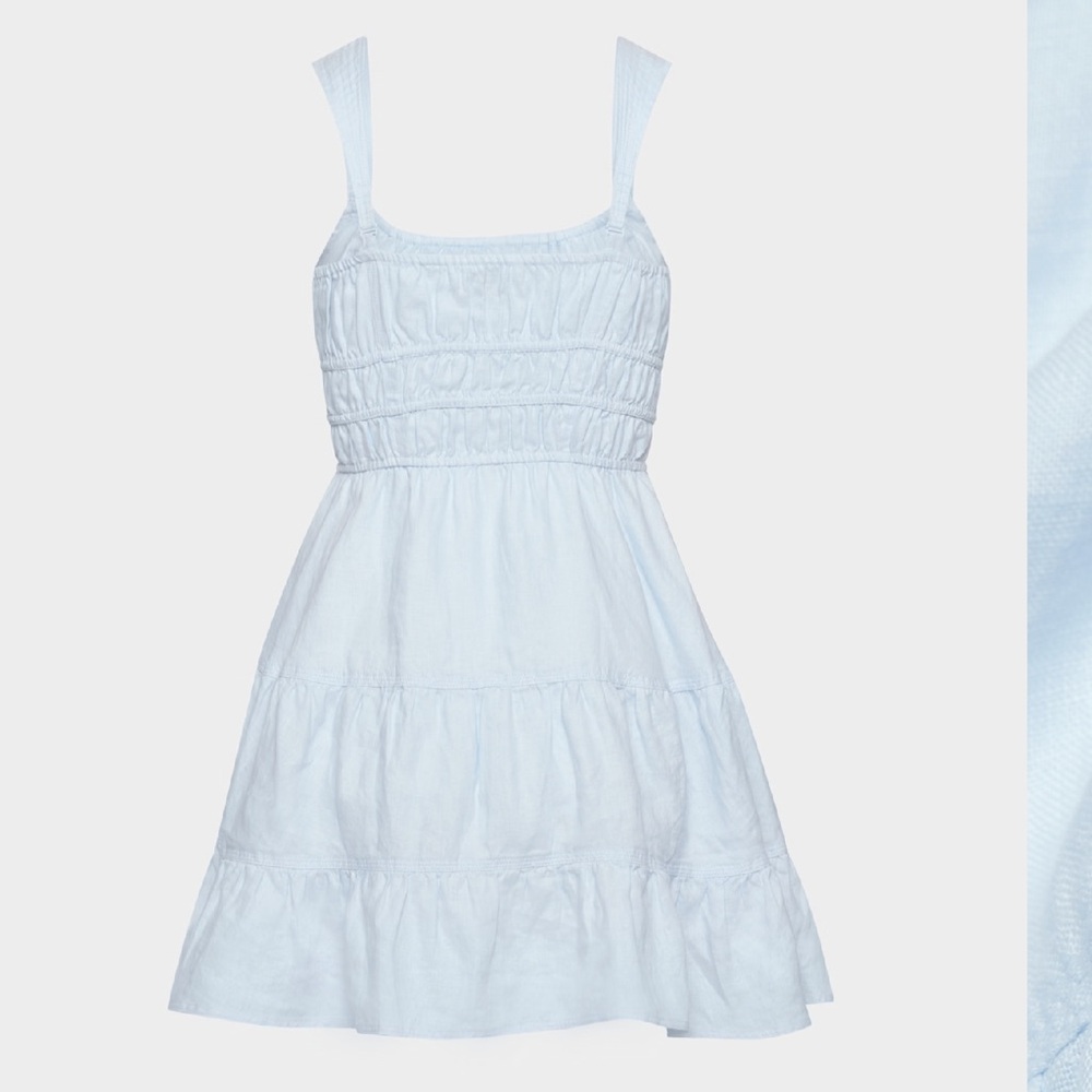 Aritzia Light Blue Mini Dress - Picture 3 of 4